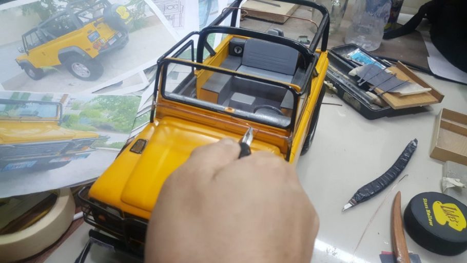 custom scale model cars