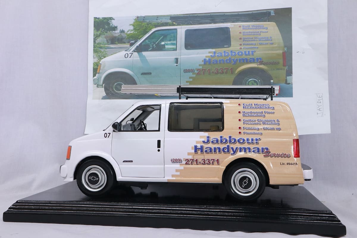 van model from photo