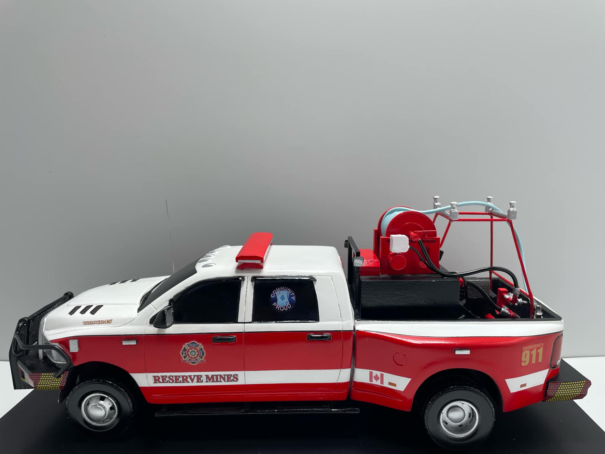 dodge ram 3500 fire truck custom model