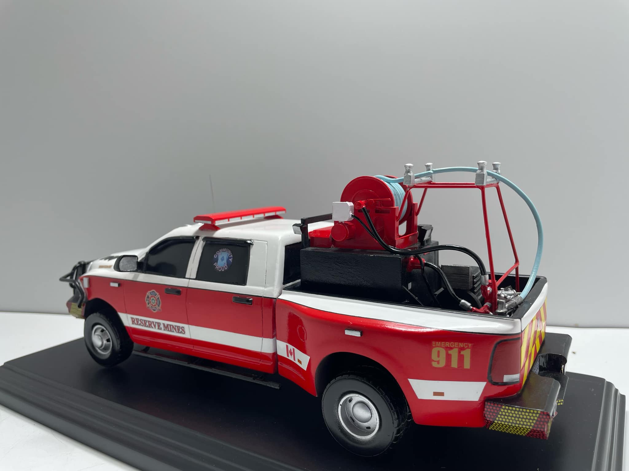 dodge ram 3500 fire truck custom model