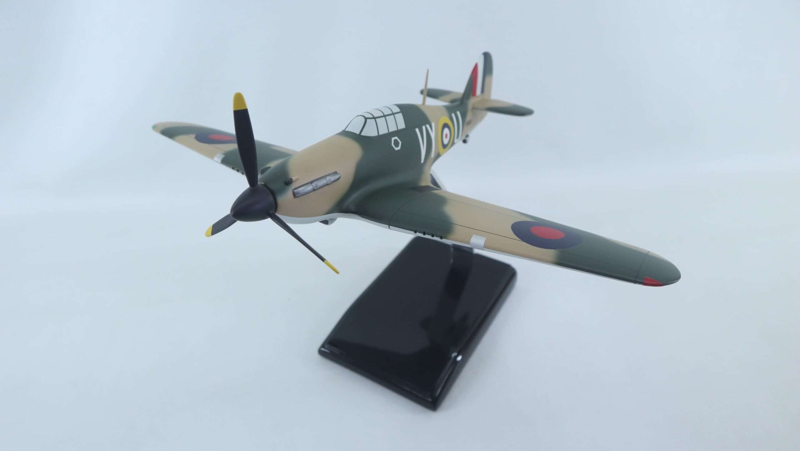 Hawker Hurricane military fighter jet custom wooden model