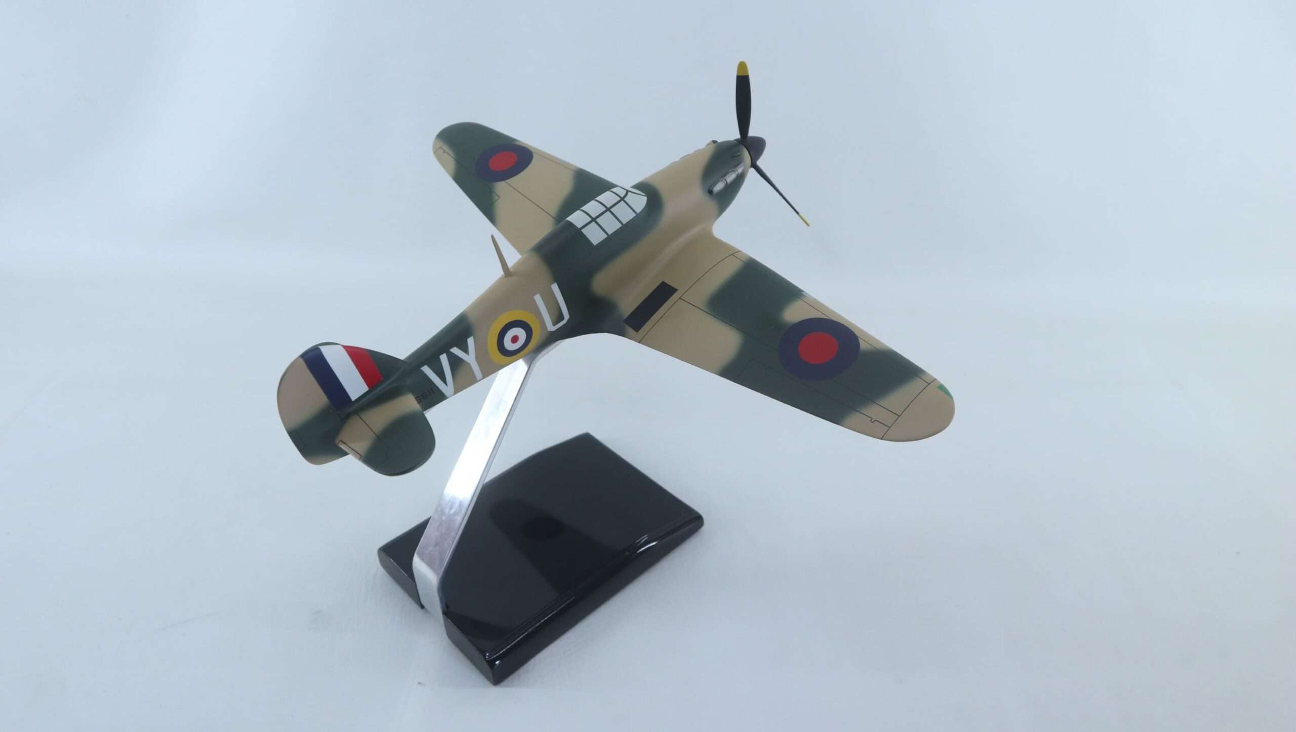 Hawker Hurricane military fighter jet custom wooden model