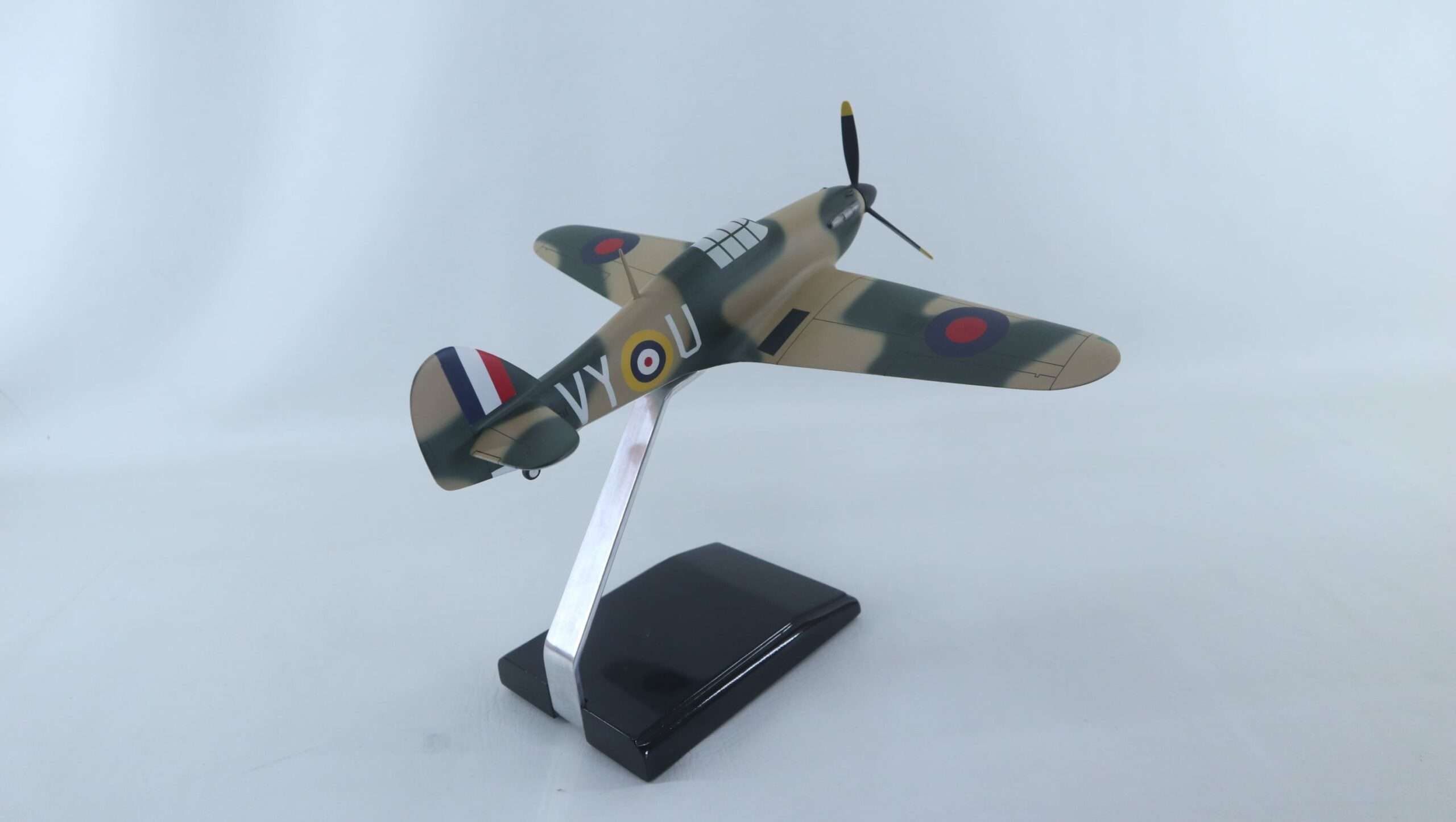 Hawker Hurricane military fighter jet custom wooden model