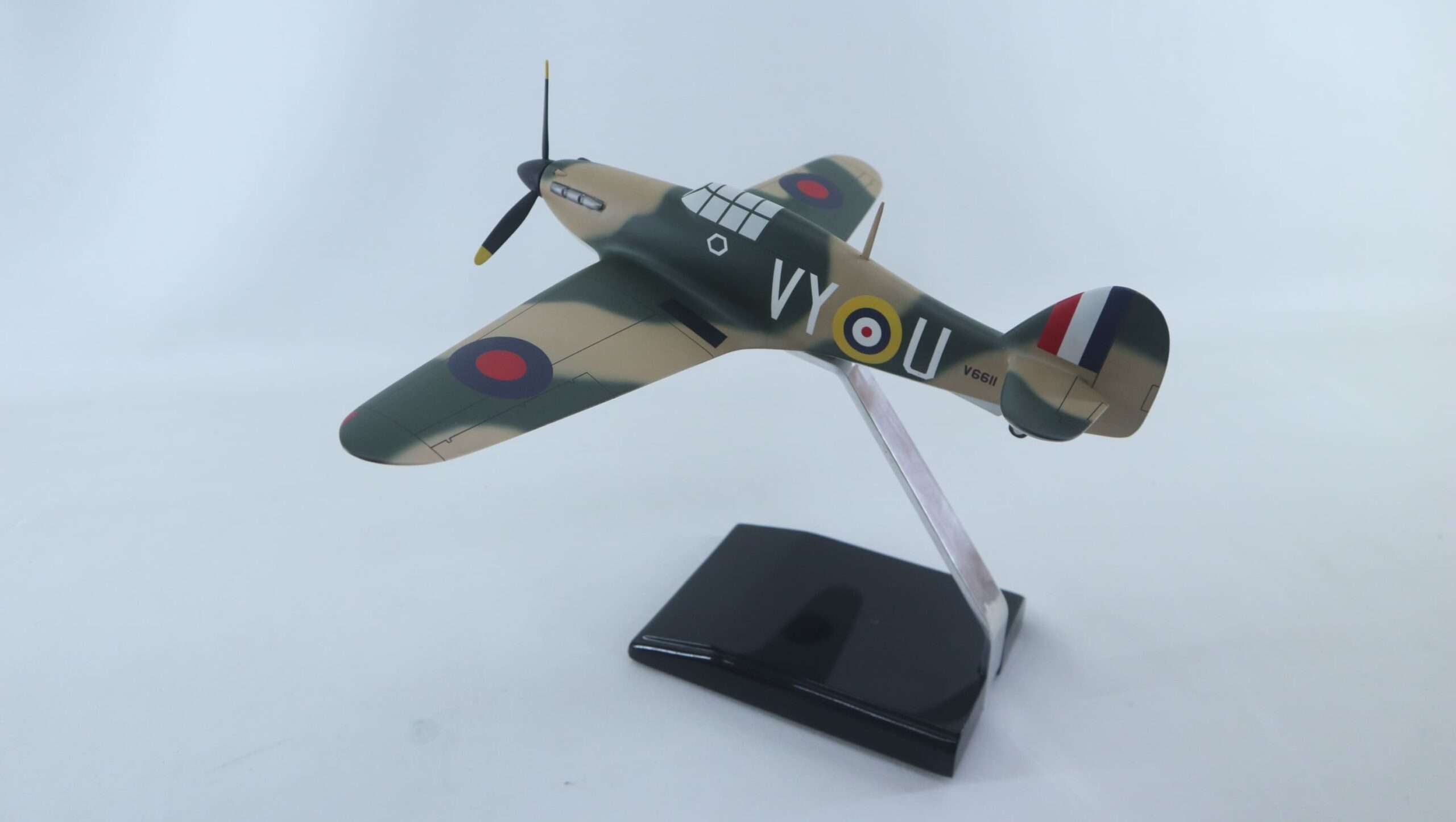 Hawker Hurricane military fighter jet custom wooden model