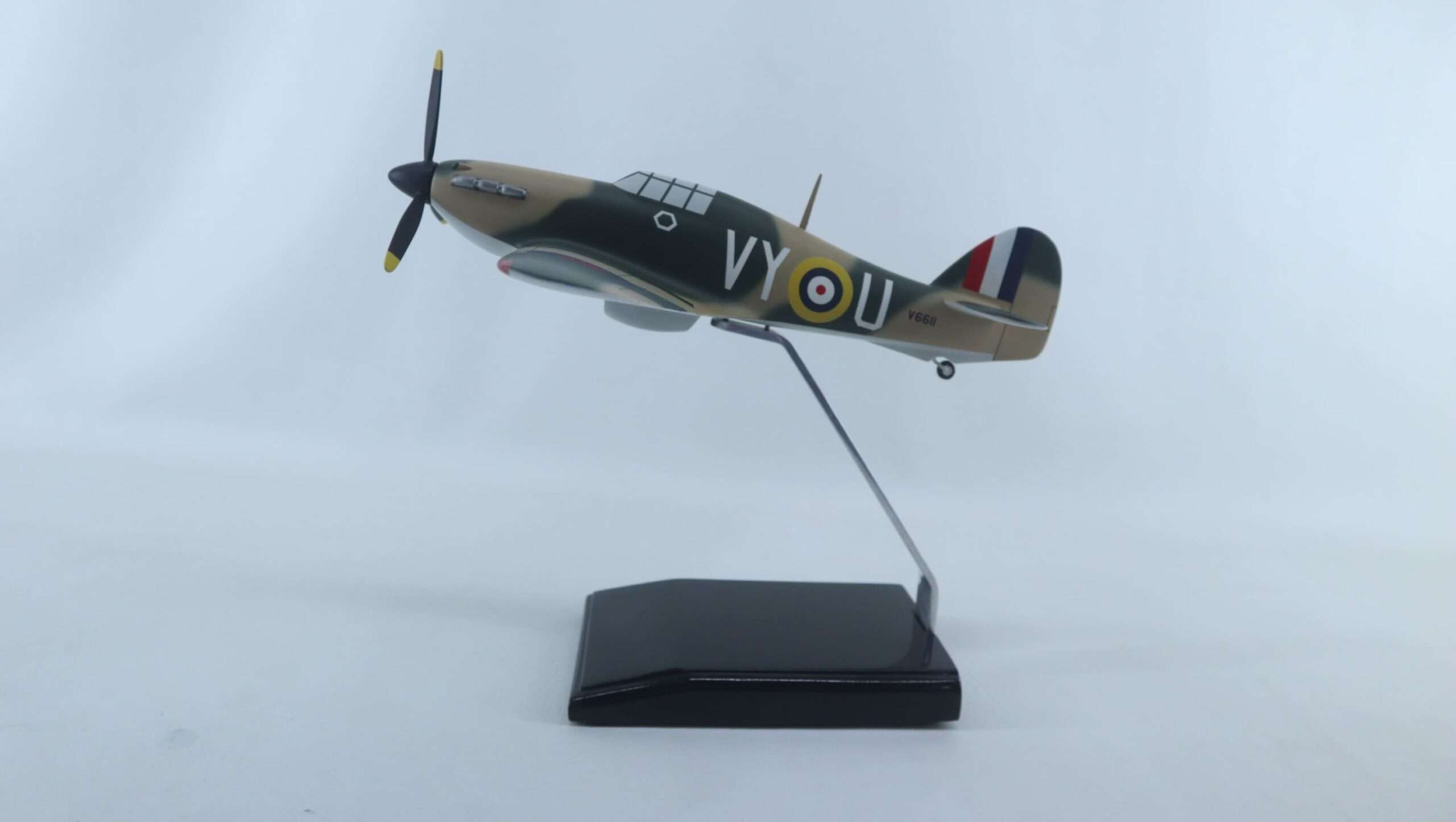 Hawker Hurricane military fighter jet custom wooden model