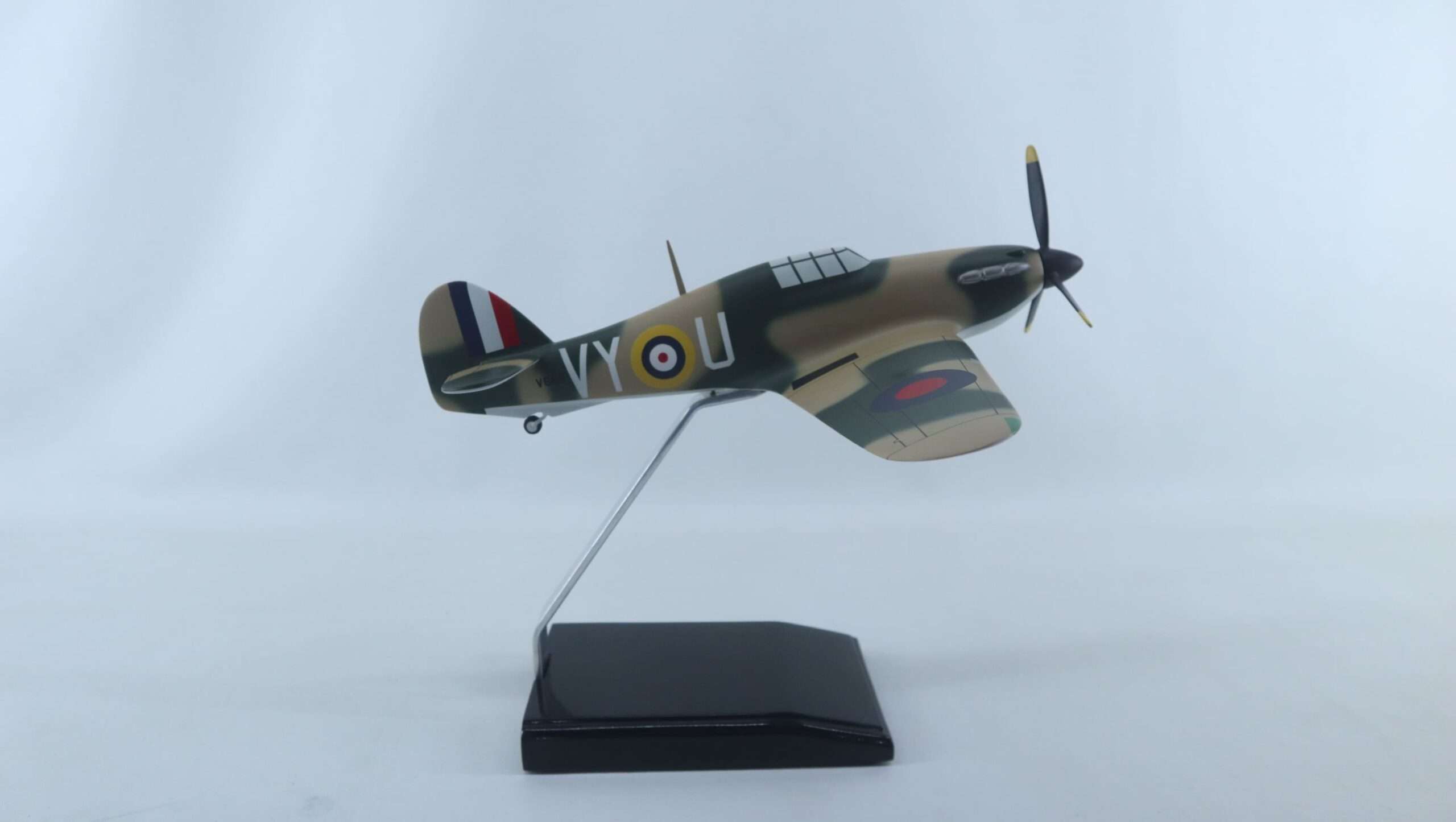 Hawker Hurricane military fighter jet custom wooden model