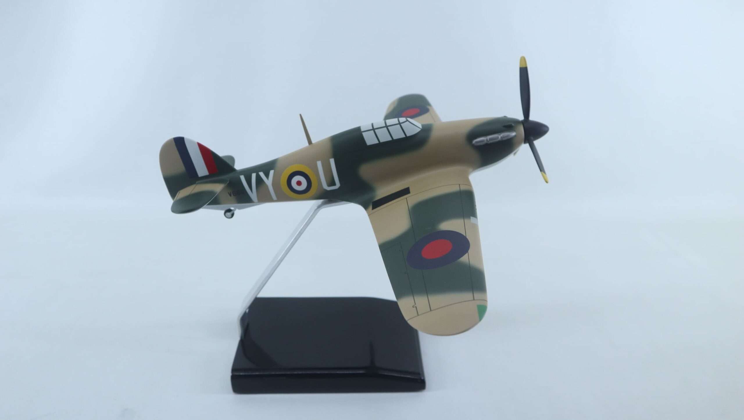 Hawker Hurricane military fighter jet custom wooden model