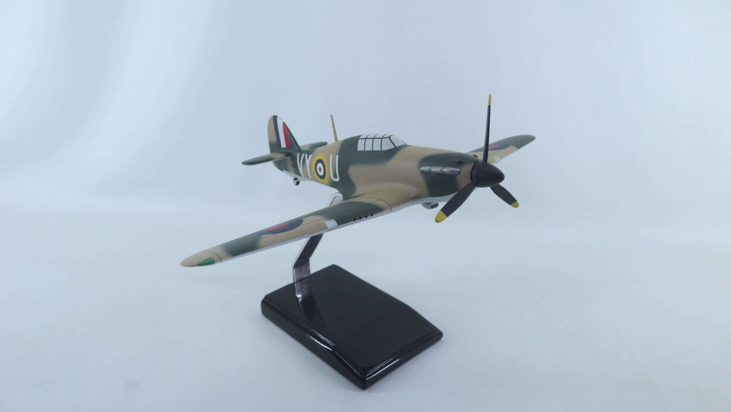 Hawker Hurricane military fighter jet custom wooden model