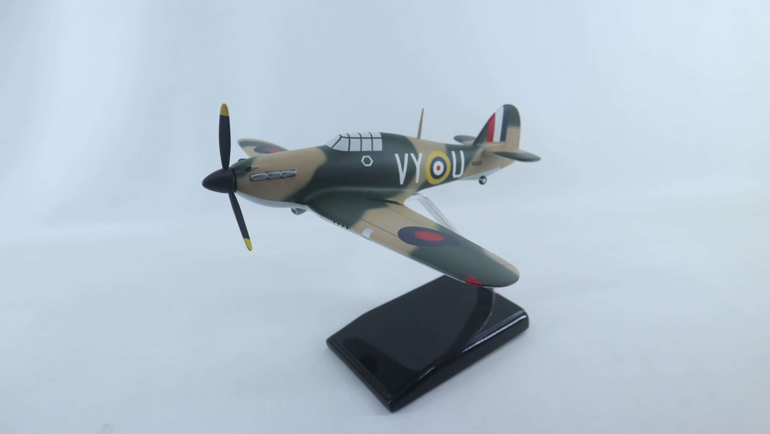 Hawker Hurricane military fighter jet custom wooden model