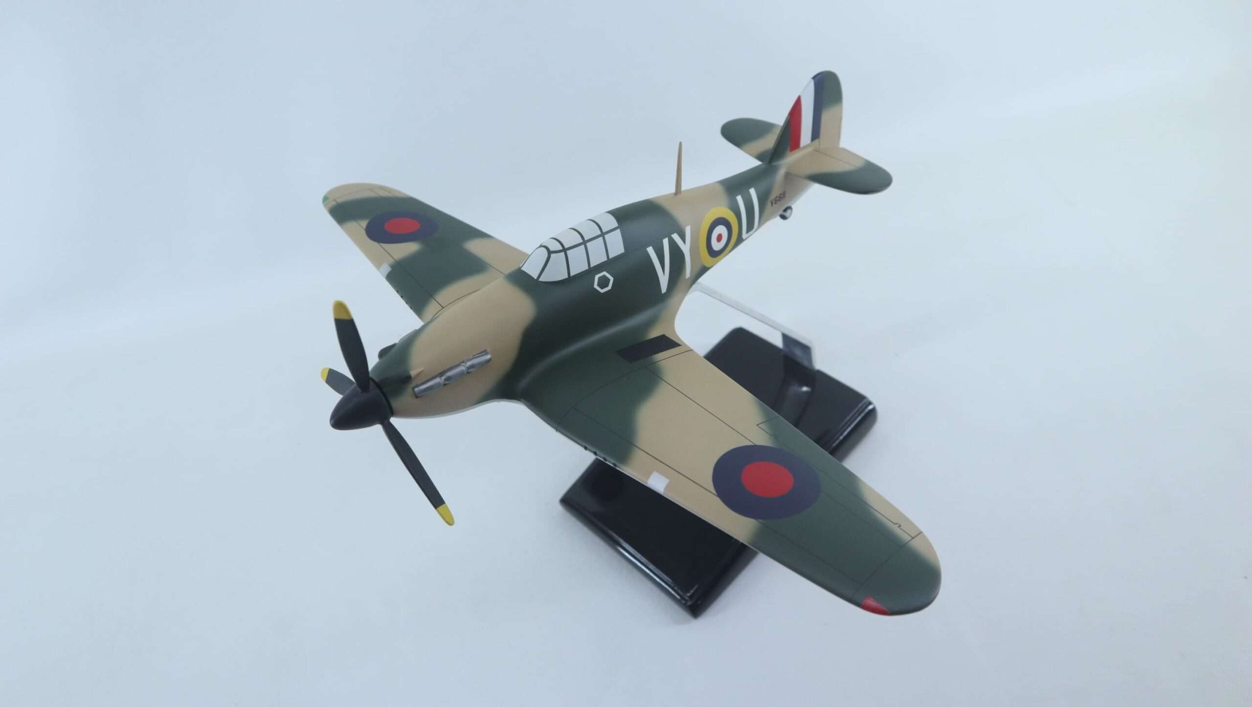 Hawker Hurricane military fighter jet custom wooden model