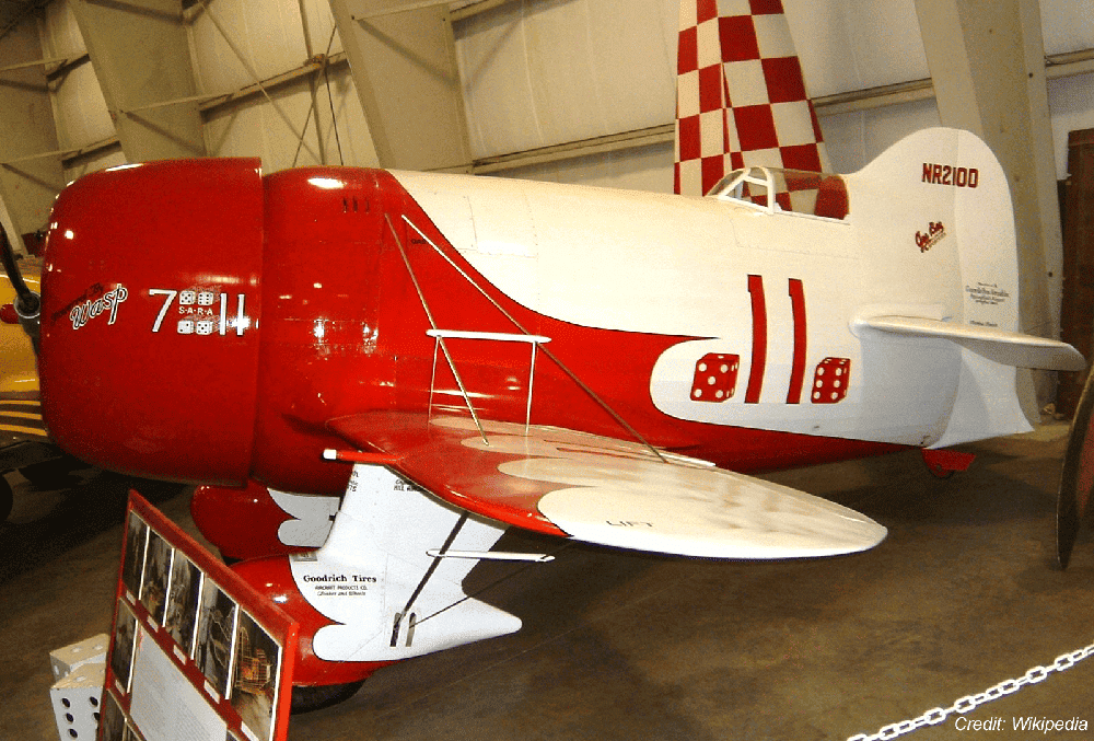 Gee bee vintage airplane