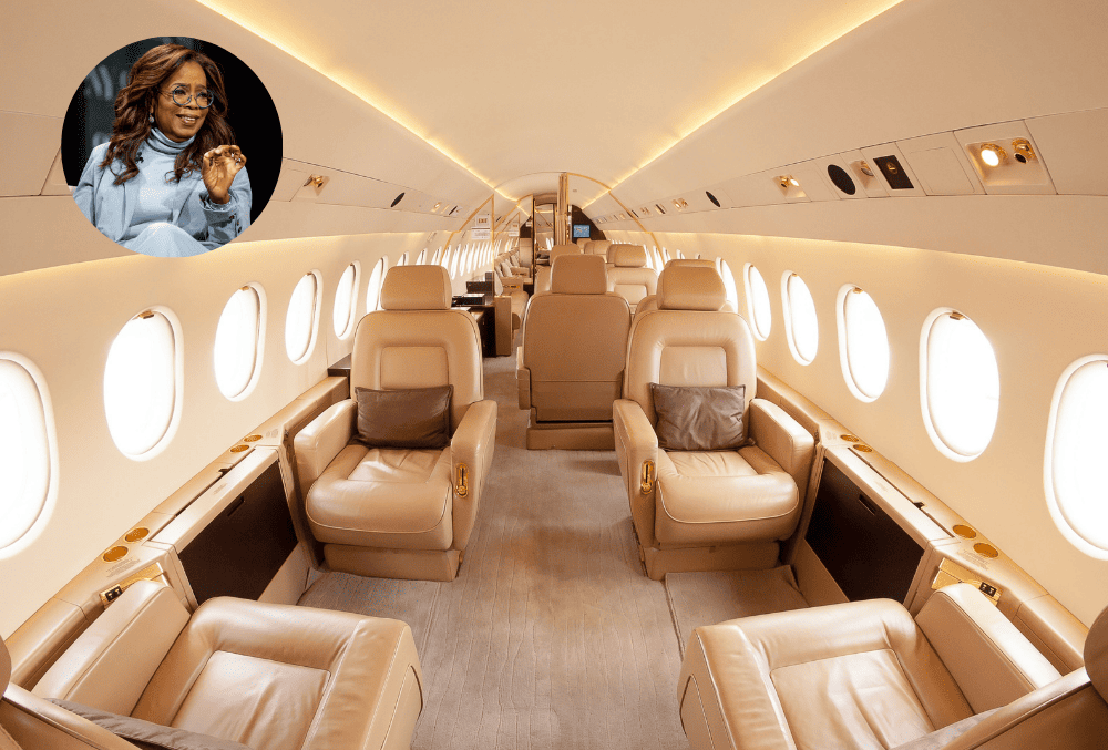 Oprah Winfrey private jet