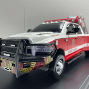 Custom Dodge Ram 3500 Fire Truck Wooden Model