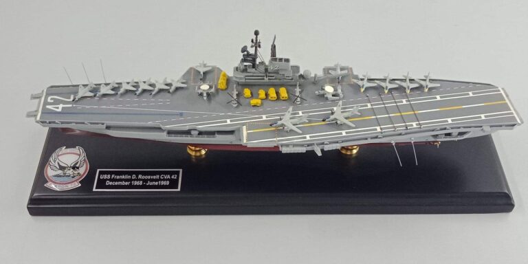 USS Franklin D. Roosevelt Aircraft Carrier Model Ship