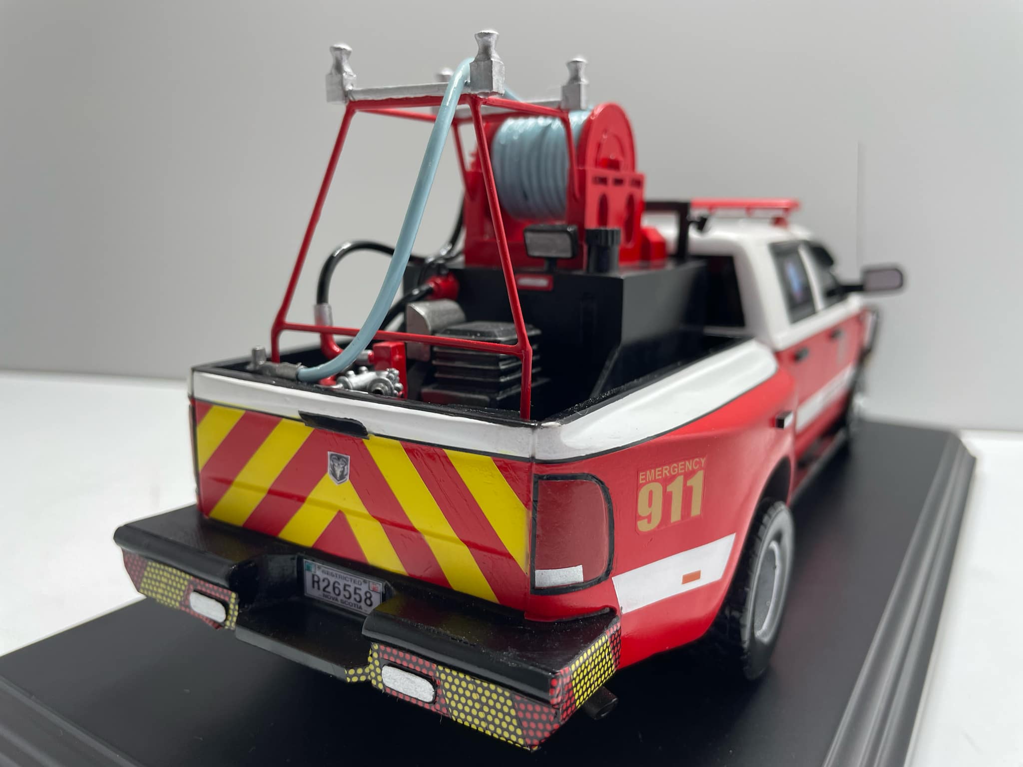 Dodge Ram Firetruck model back