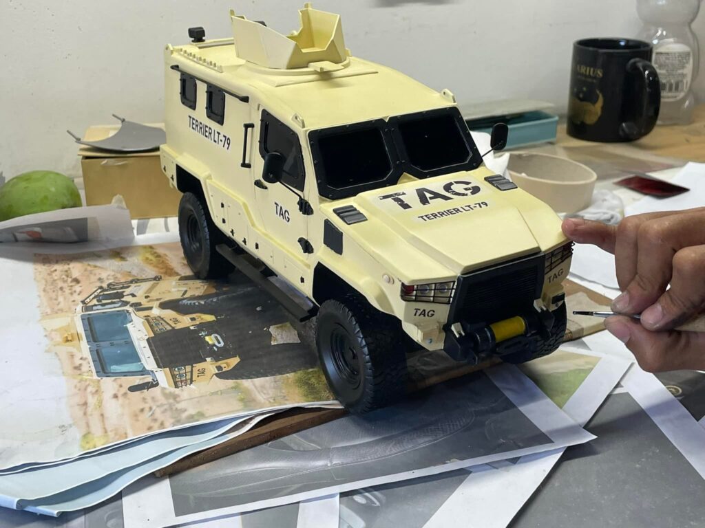 Terrier armored Car model