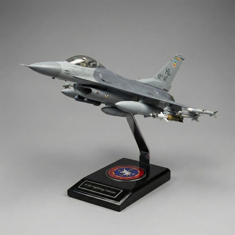 F-16 Falcon Military Fighter Jet Model